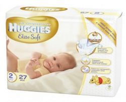 Хаггис подгузники Elite Soft (2) 3-6кг 27шт