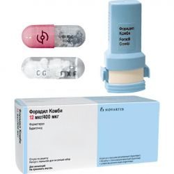Форадил Комби порошок 12мкг+400мкг №120 капсулы + ингалятор