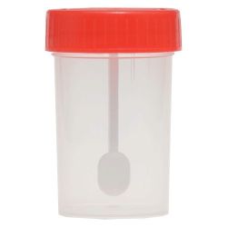 Контейнер для биоматериалов с ложкой стерильный 60мл