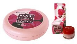 Роза Болгарии набор крем для лица увлажняющий 100мл+бальзам для губ 5мл