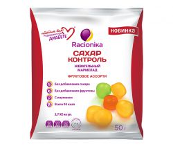 Рационика сахар-контроль мармелад Фруктовое ассорти (яблоко