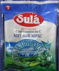 Зула леденцы мятный микс 60г