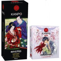 Канпо лубрикант для мужчин Encho пролонгирующий 50мл + презервативы Original White супертонкие 3шт белая упаковка
