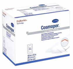 ХАРТМАНН/HARTMANN Космопор антибактериальная самоклеющаяся повязка с серебром 10x8см 25шт