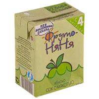 ФрутоНяня сок яблочный с мякотью с 4 мес 200мл