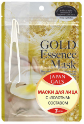 Japan gals маска для лица с золотым составом №7