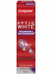 Колгейт паста зубная Optic White отбеливание и восстановление 75мл