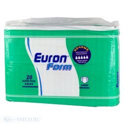 Еврон Форм подгузники для взрослых Super plus (L) 20шт