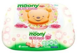 Муни салфетки влажные мягкие для детей пластиковый контейнер 60шт