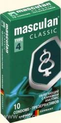 Маскулан Classic 4 Anatomic презервативы 3шт