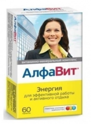АлфаВит Энергия витамины таблетки 60 шт.