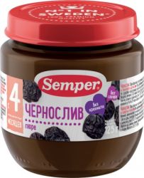 Сэмпер пюре чернослив с 4 мес 125г