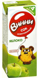 Винни сок осветленный яблоко с 4 мес 0
