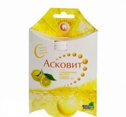 Асковит 1г №10 таблетки шипучие лимонные