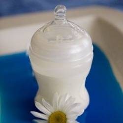 Нуби бутылочка силиконовая медленный поток с диспенсером 150мл 0+