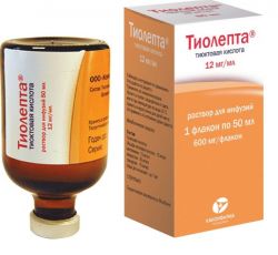 Тиолепта раствор для инфузий 12мг/мл 50мл №1 флаконы
