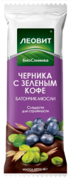 Худеем за неделю Биослимика батончик-мюсли черника/зеленый кофе 30г