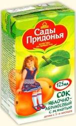 Сады придонья сок яблоко/абрикос с 5 мес. 0