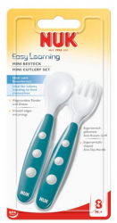 Нук Мини столовый прибор пластиковый Easy Learning