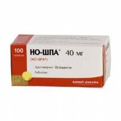 Но-шпа 40мг №100 таблетки