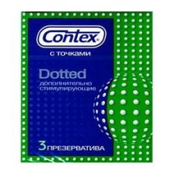 Презервативы Contex Dotted С Точками 3 Шт