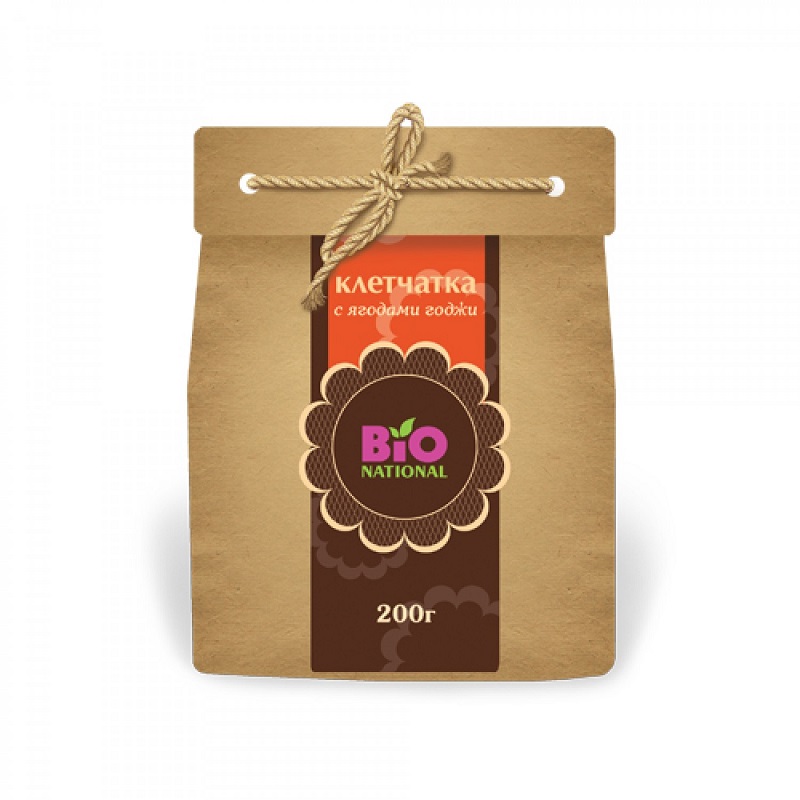 Клетчатка С Ягодами Годжи Вionational В Эко-Упаковке 200Г