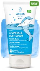Веледа шампунь-гель для волос и тела детский Ваниль 150мл