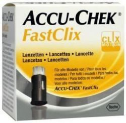 Акку-Чек ручка для прокалывания Фасткликс + 6 ланцетов