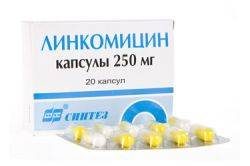 Линкомицина гидрохлорид 250мг №20 капсулы /Синтез/
