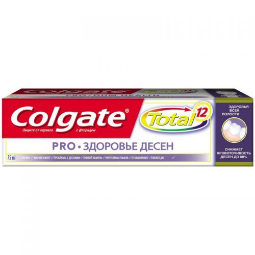 Зубная паста Colgate TOTAL PRO-Здоровье десен 75мл