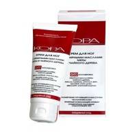 Кора крем для ног с эфирными маслами мяты и чайного дерева 100мл