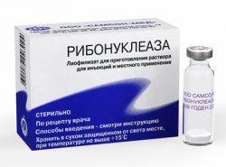 Рибонуклеаза 10мг лиофилизат для приг. раствора для инъекций №10 флаконы