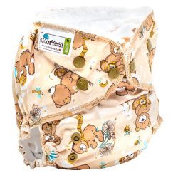 Глориес многоразовый подгузник Классик+ Медвежонок 3-18кг+2 вкладыша