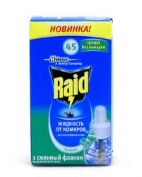 Рейд жидкость от комаров 45 ночей (эвкалипт)
