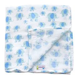 Глориес муслиновая пеленка Слоники 120х120см