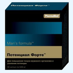 Менс Формула Потенциал Форте Усиленная формула №15 капсулы