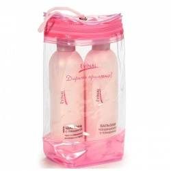 Космедик набор подарочный №2 Шампунь при выраженном выпадении волос + Бальзам