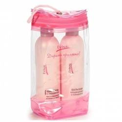 Космедик набор подарочный №2 Шампунь при выраженном выпадении волос + Бальзам