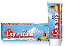 Акулья сила Суперхаш и окопник крем для тела согревающий 50мл