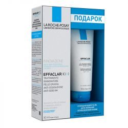 Ля Рош Позе Эфаклар К+ эмульсия корректирующая 30мл + очищающий гель 50мл