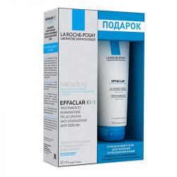 Ля Рош Позе Эфаклар К+ эмульсия корректирующая 30мл + очищающий гель 50мл