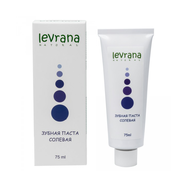 Зубная паста Levrana солевая 75 мл