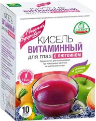 Леовит кисель витаминный для глаз с лютеином №10 пакетики