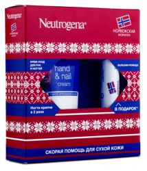 Нитроджина Norwegian Formula промо крем-уход для рук и ногтей 75мл + бальзам-помада 4