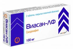 Виасан-ЛФ 100мг №2 таблетки
