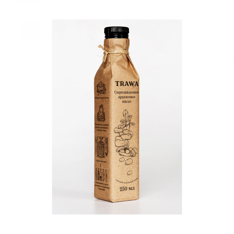 Масло сыродавленное Trawa Арахисовое 250 мл