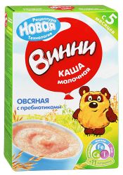 Винни каша молочная овсяная с пребиотиками с 5 мес 220г