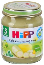 Хипп пюре Мое первое пюре кабачок с катофелем с 5 мес 125г