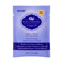 Маска Hask с экстрактом голубой ромашки и аргановым маслом для светлых волос