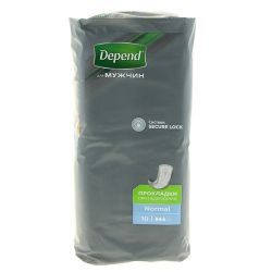 Депенд прокладки для взрослых мужские нормал №10